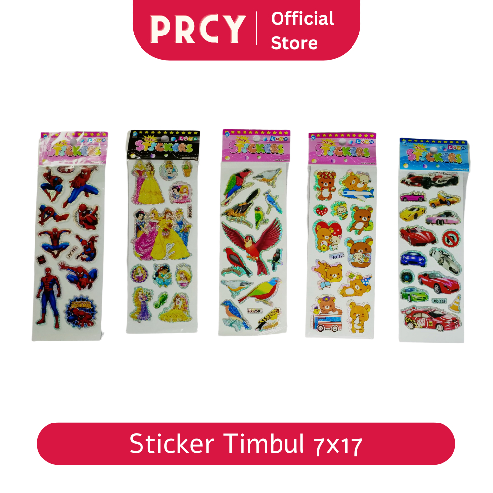 

Stiker Timbul Pendek Varian Cewe Mainan Anak Gambar Tempel Sticker Murah