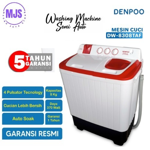 Mesin cuci Denpoo DW 8308 2 Tabung