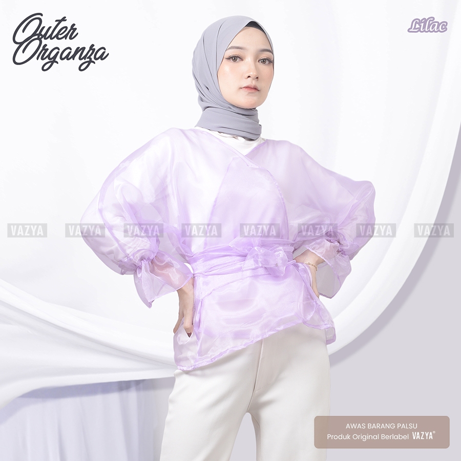 Outer Organza / Outer Kondangan / Outer Organza Lengan Balon