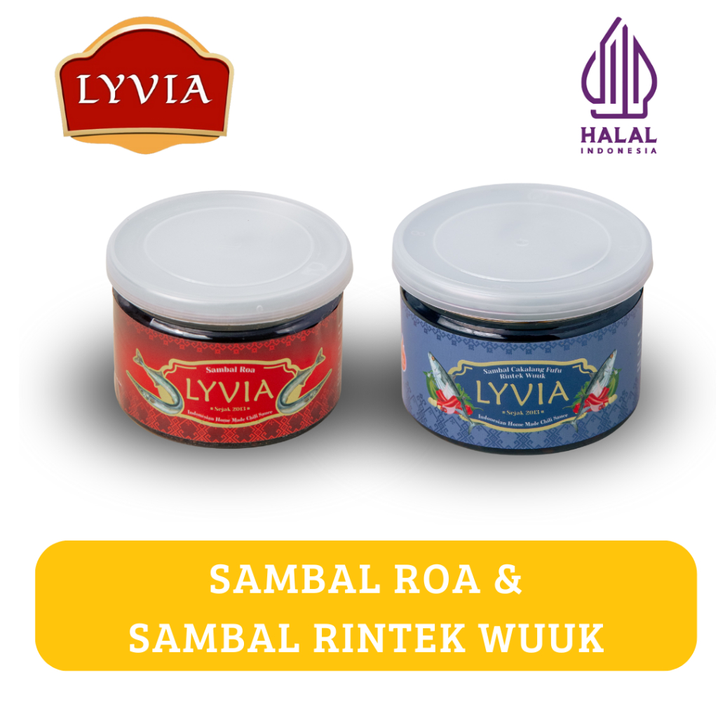 

Lyvia Bundling Sambal Roa dan Sambal Rintek Wuuk