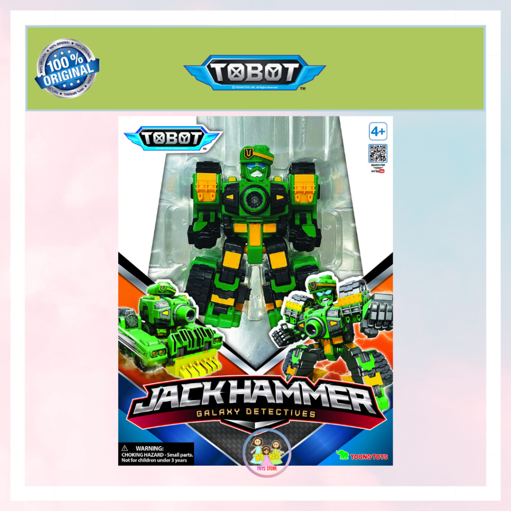 Tobot GD Galaxy Detective Jack Hammer Original Young Toys