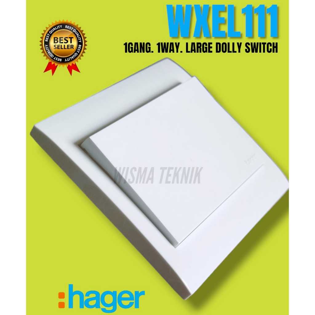 Saklar listrik 1 gang 1 way WXEL111 Hager