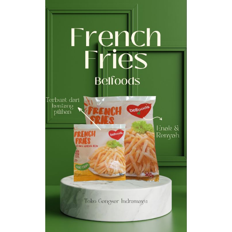 

Belfoods French Fries | Kentang Goreng 175g - 500g