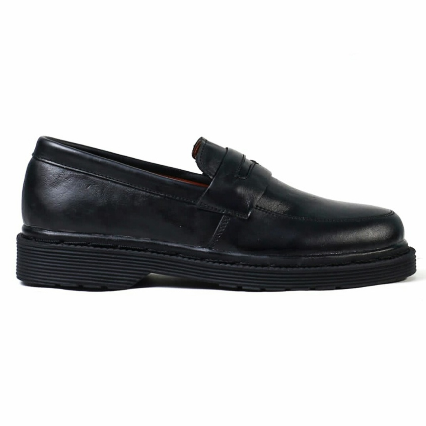 Sepatu Formal Pria Kulit Casual Pantofel Hitam Kerja Kantor Kondangan Cowok Keren | Sepatu Pantofel 