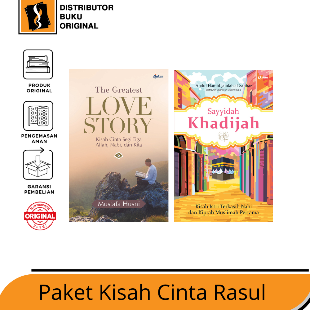 

PAKET BUKU KISAH CINTA RASULULLAH, (The Greatest Love story) dan (Sayyidah Khadijah)