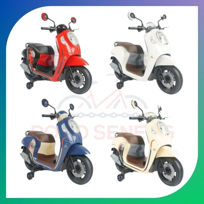 [INSTANT] Motor Aki Anak Scoopy PMB M999 Honda Official Lisence Motor Kendaraan