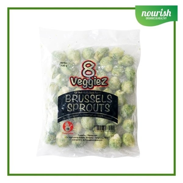 

8 Fruitz IQF Brussel Sprout IQF 500 gr