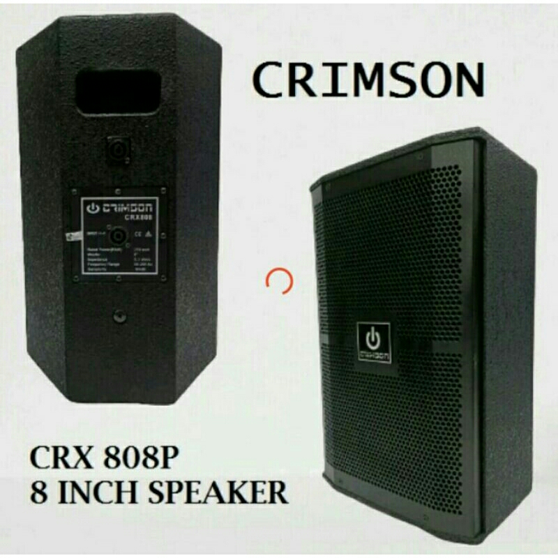 Speaker Pasif CRIMSON CRX 808 Sepasang 8 inch