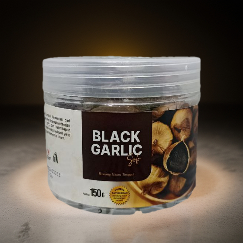 

Black Garlic Bawang Hitam 100 gram - Bawang Lanang