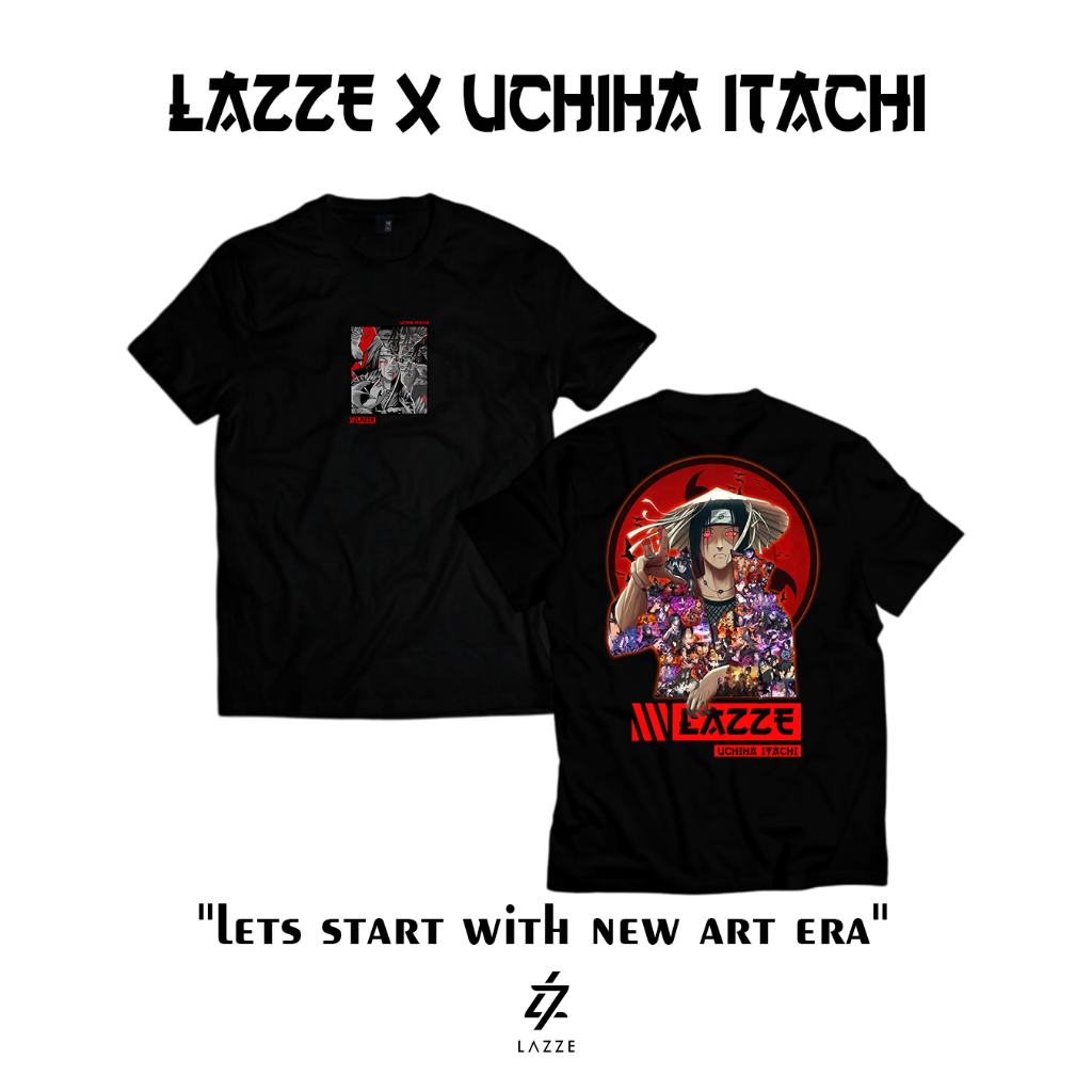 T-SHIRT LAZZE X UCHIHA ITACHI