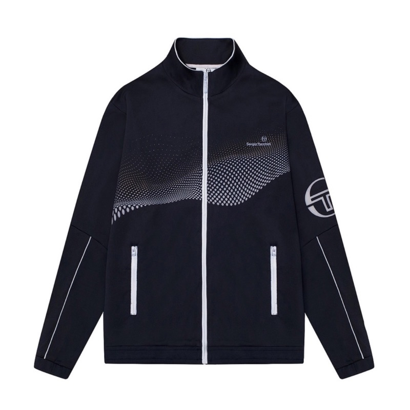 Sergio Tacchini Graphic Track Jacket In Navy