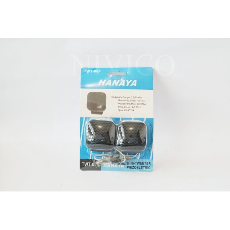 Tweeter mini Piezoelectric HANAYA TWT 004