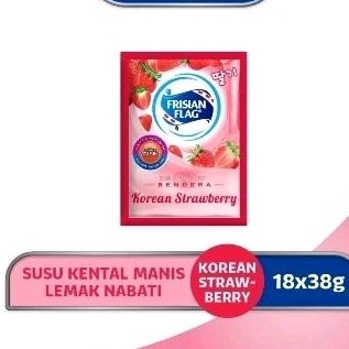 

SKM Frisian Flag Strawberry Sachet ( isi 6)