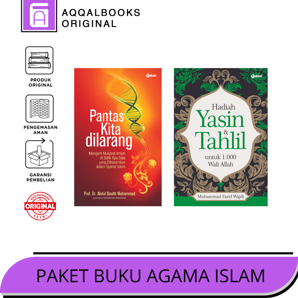 

PAKET BUKU MURAH AGAMA ISLAM (Pantas kita dilarang), dan (Hadiah yasiin)
