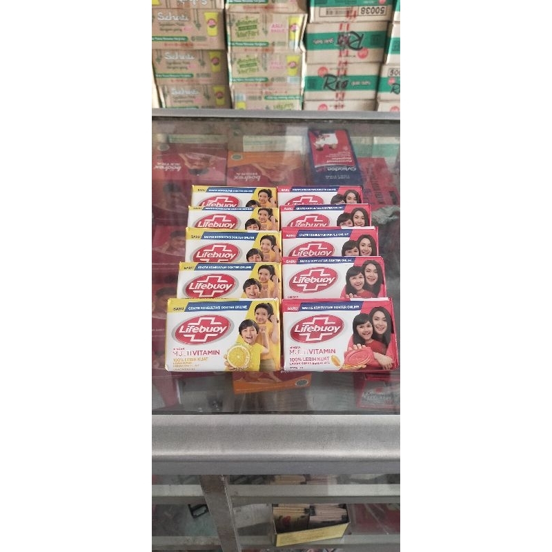 SABUN LIFEBUOY BATANGAN // SABUN MANDI // SABUN LIFBOY // SABUN MURAH ( ISI 5 PCS )