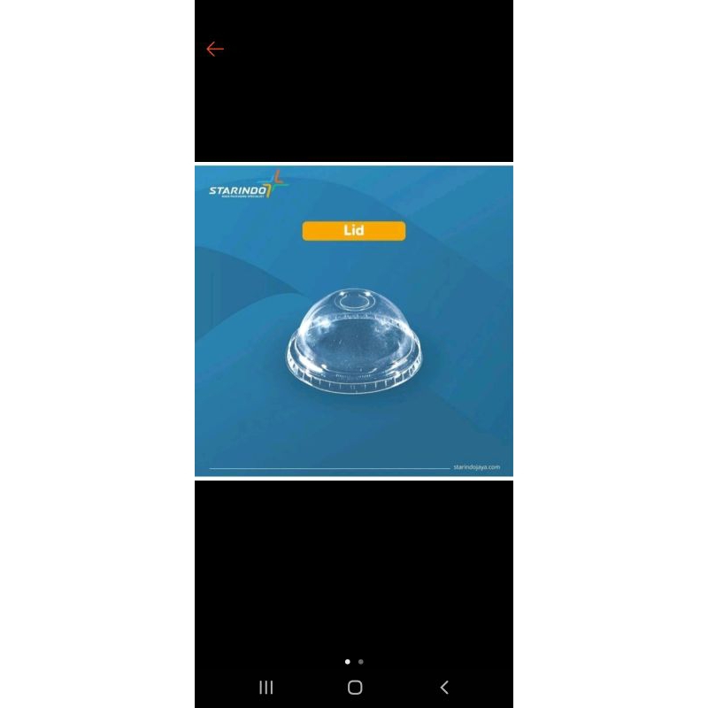 tutup cembung starindo lid cembung