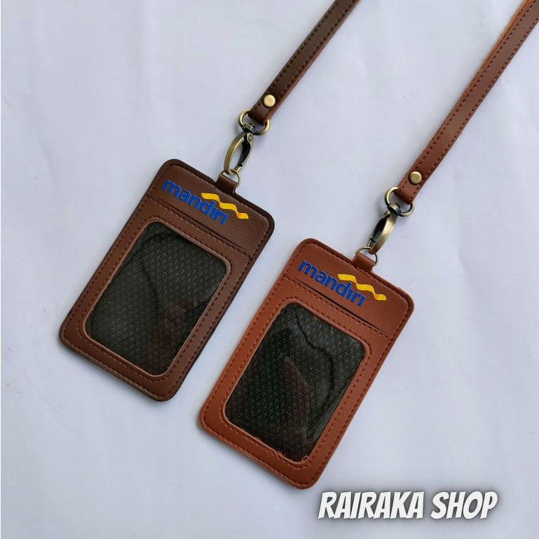 

Id Card Name Tag Kulit Holder Mandiri Terbaru