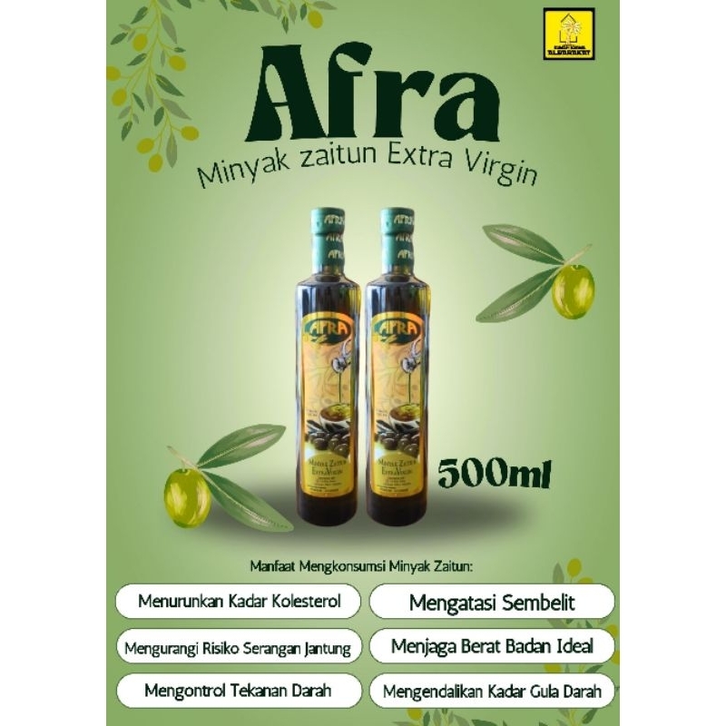 

Afra minyak zaitun Extra Virgin