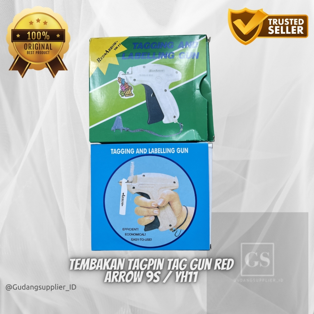 

Tembakan Tag Pin Tag Gun Red Arrow 9s Tagging and Labelling gun