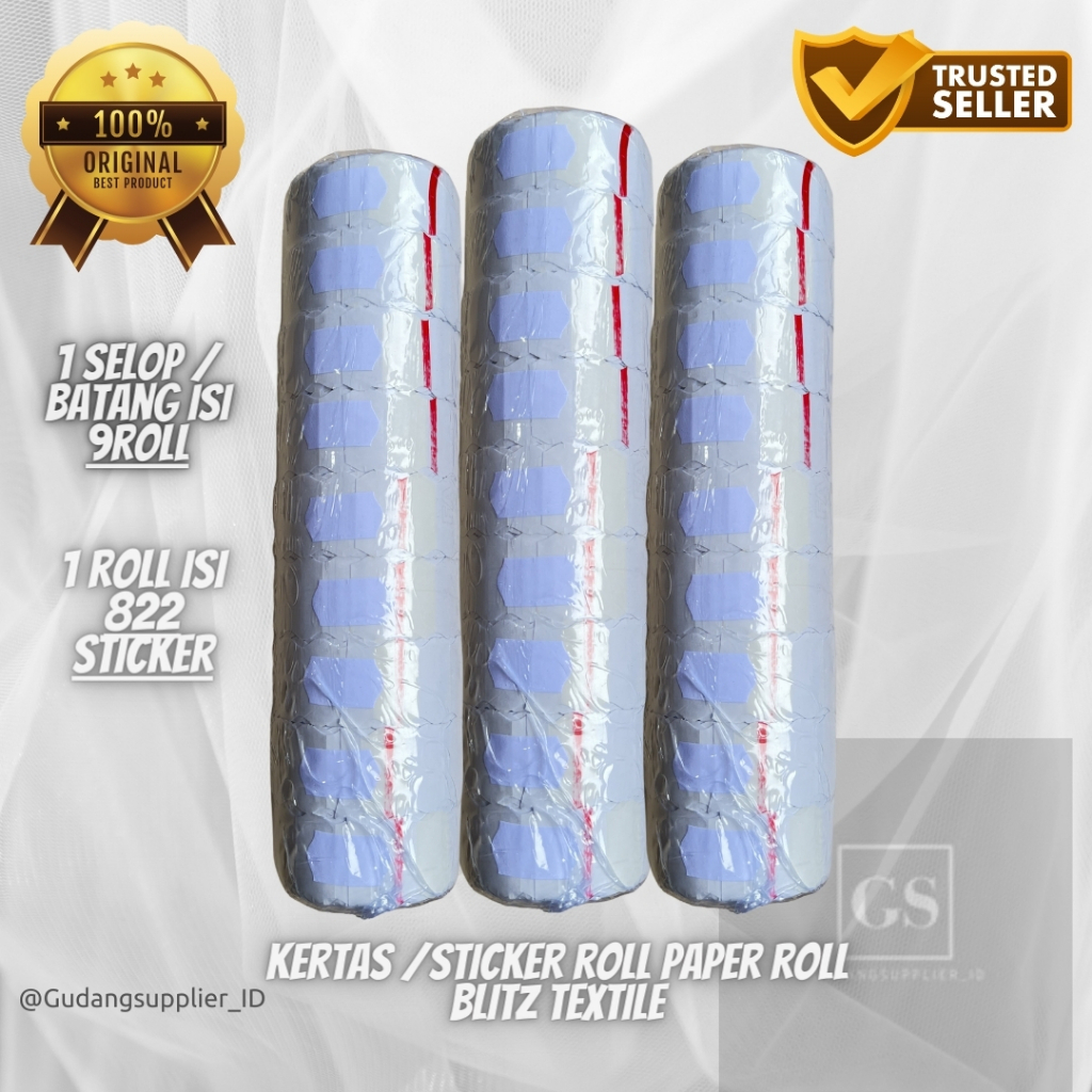 

kertas roll paper roll blitz textile / sticker blitz / label blitz / label sticker sticker penempel