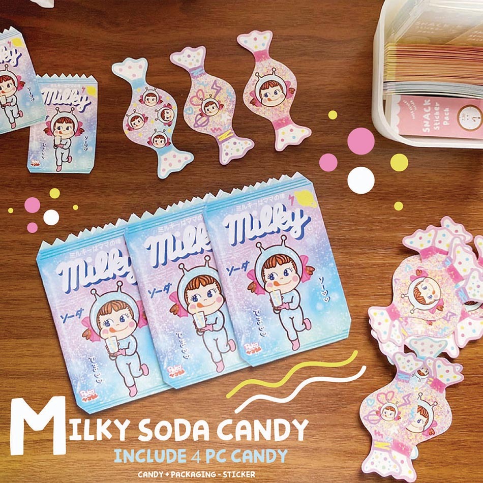 

MILKY SODA sticker pack - food sticker