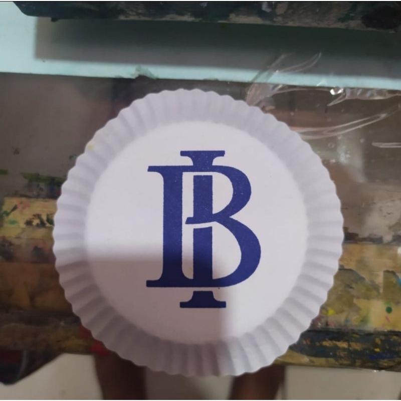 tutup gelas kertas custom / tatakan gelas kertas custom