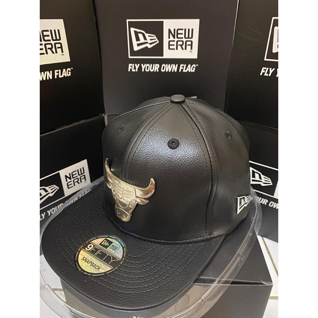 TOPI SNAPBACK LEATHER KULIT LOGO BESI BULLS NY LA FULL TAG DEWASA PRIA TERMURAH