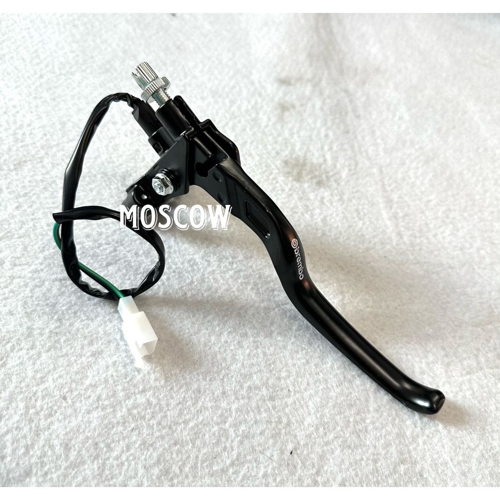 KODE S73U HANDLE KIRI BREMBO MASTER REM DEPAN KIRI ADA SWITCH BISA REM  KOPLING ORIGINAL MASTER REM 