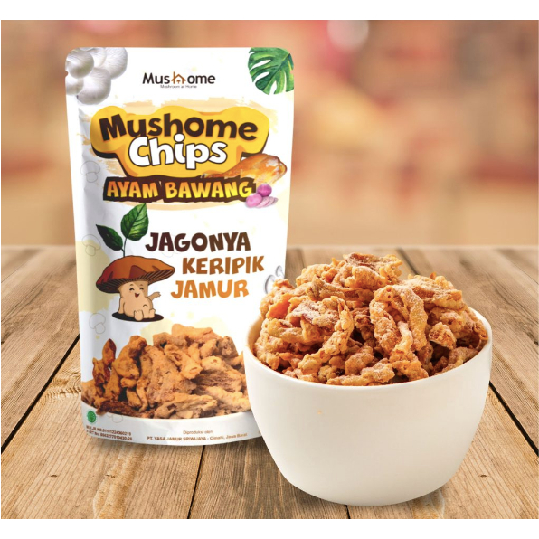 

Niugini Food Mushome Chips Ayam Bawang 80 gram