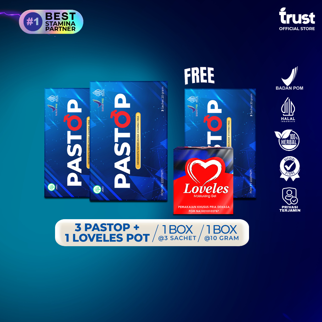 Promo Spesial (3 Box Pastop + 1 Loveles Pot)