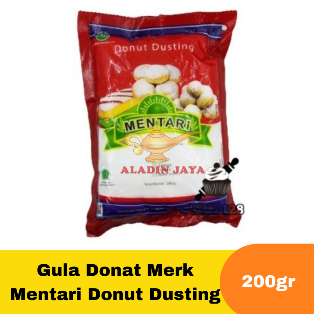 

Gula Donat Merk Mentari Donut Dusting ukuran 200gr