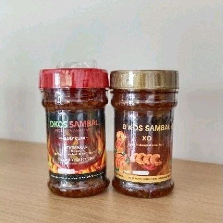 

Paket Sambal cumi dan XO