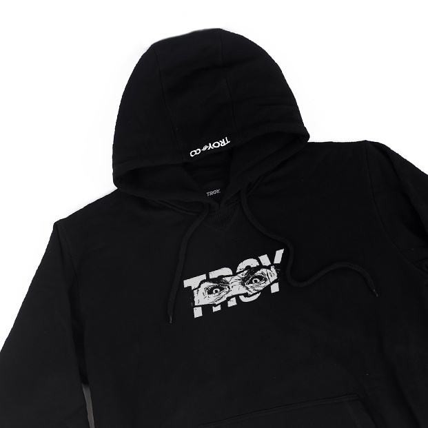 Hodie Pria & wanita Troy Company Hoodie Hitam KH 267