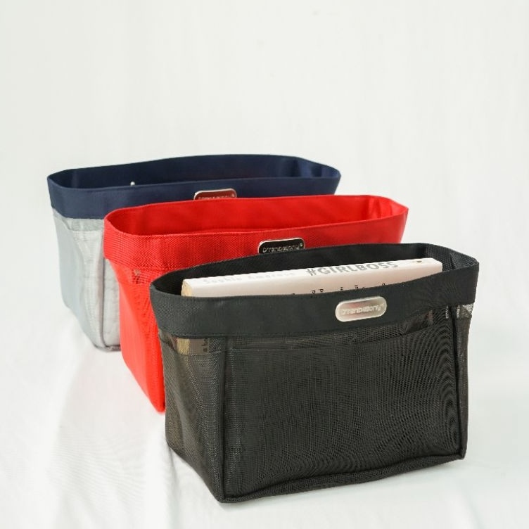 ART Y5U Bag Organizer Dalaman Tas Wanita Tas Organizer DRENBELLONY MESH MINI teringan