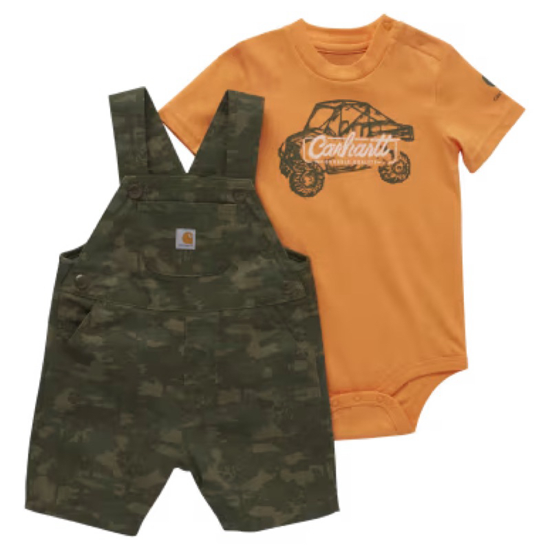 carhartt overall baby + jumper