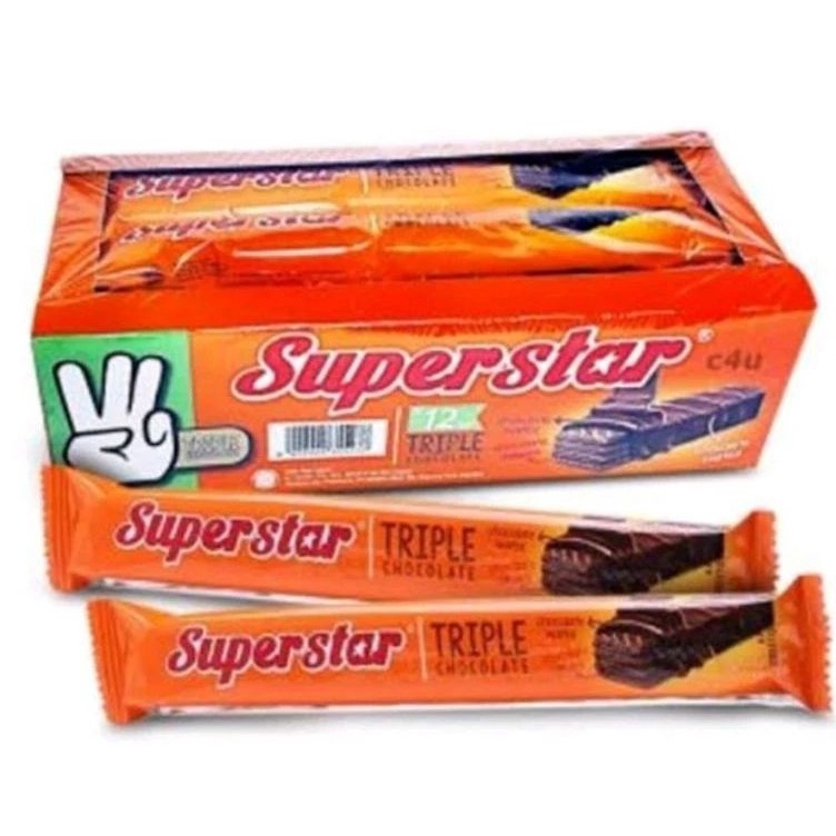 

Top banget Superstar Triple Cokelat 1 box isi 12 1 pcs