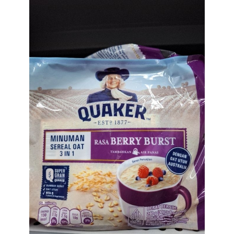 

Quakers sereal 3in1 berry brust