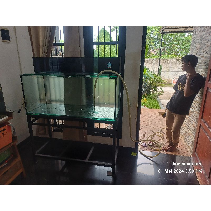 Aquarium kaca paket120x50x50
