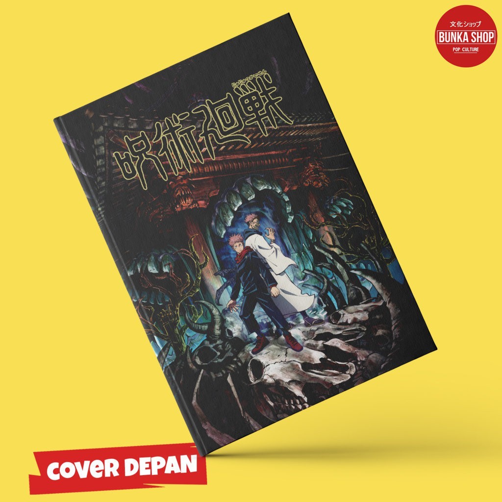 

Pocket Note Anime Jujutsu Kaisen Domain Hardcover A6 Buku Tulis Catatan Notes Agenda Planner Jurnal