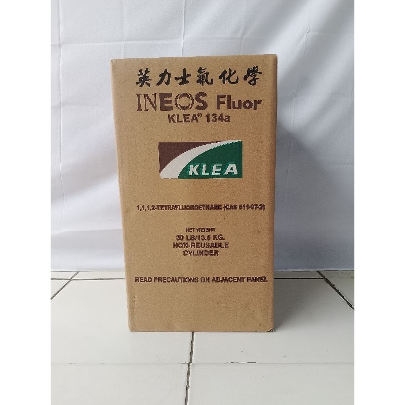 Freon AC Mobil R134a Klea Ineos Can/Tabung Berat Bersih 13,6kg