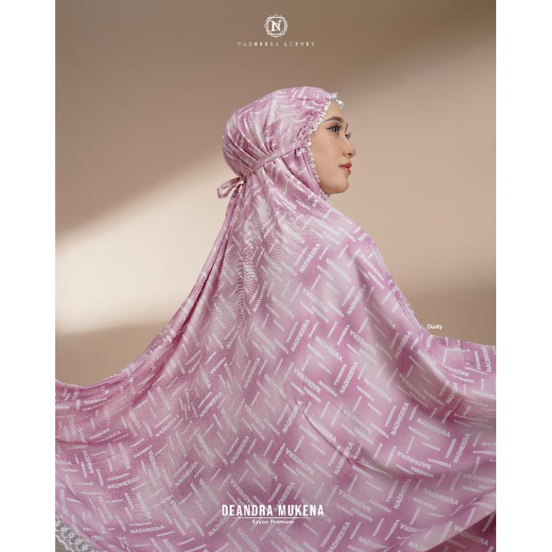 Terbaru Mukena Nadheera Luxury Deandra Mukena Rayon Premium Mukena Jumbo Motif