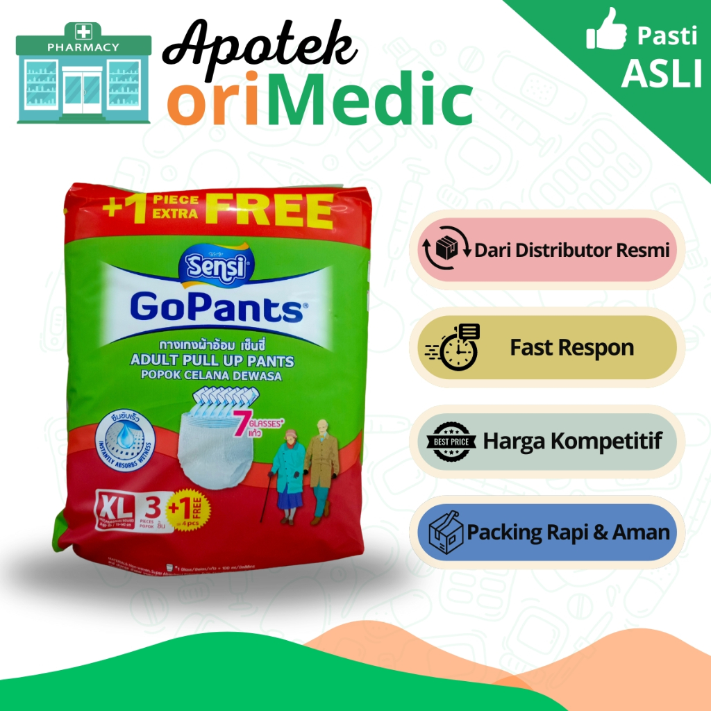 Sensi Gopants XL 3 Pieces