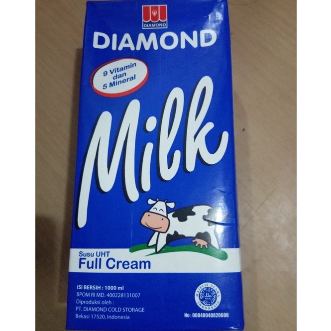 

Super Oke Diamond Milk Susu UHT Full Cream 1Liter
