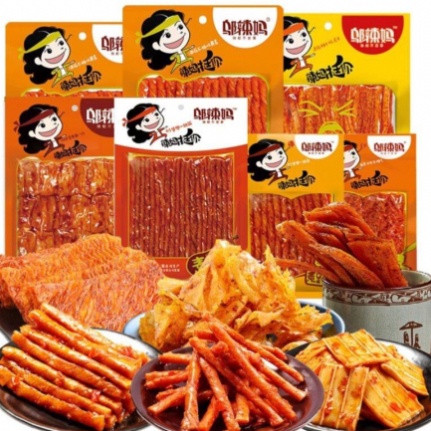 

Silahkan Belanja HALAL WULAMA Gluten 1g Cemilan Snack VIRAL latiao la tiao TAKASIMURA STORE