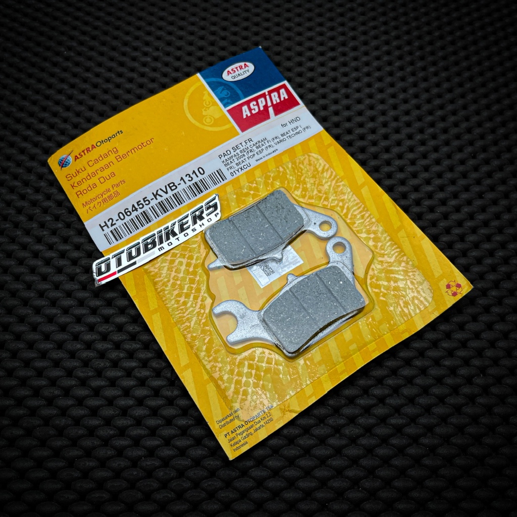 ASPIRA Kampas Rem Depan Nissin 1 Piston Kaliper Ori Beat Karbu Fi Vario 110 125 150  Scoopy Spacy