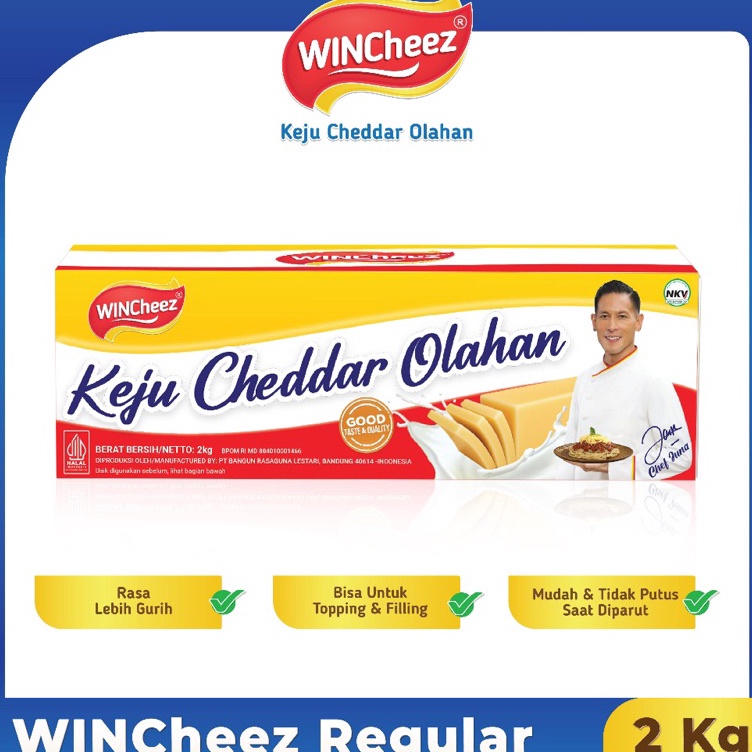 

Keren abis Keju Wincheez Cheddar 2kg ED JAN 225