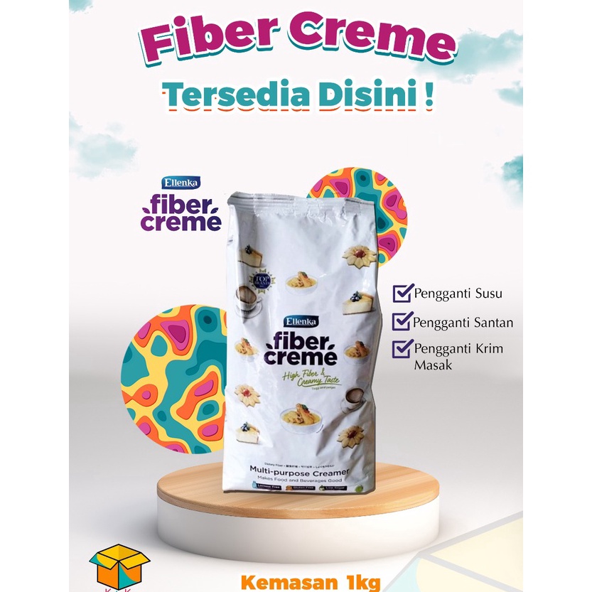 

Suplier1st New Fiber Creme Kemasan 1kg Pengganti Santan