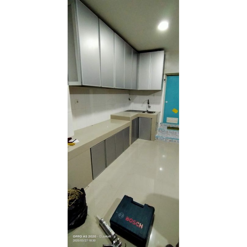 KITCHENSET ALUMINIUM ACP DOUBEL LAYER HANYA 2.300.000/M¹