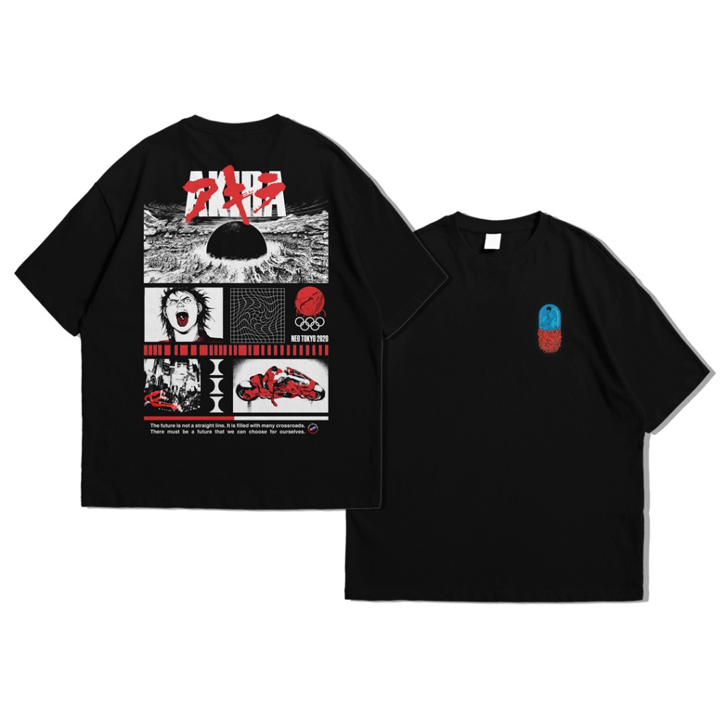 Kaos Akira Tshirt Oversize Anime Akira Merch