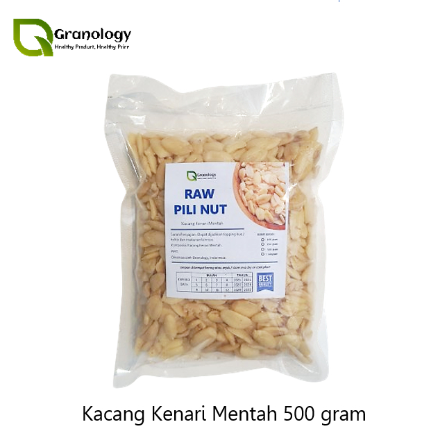 

(RAW) Kacang Kenari Mentah / Raw Pili Nut - 500 gram
